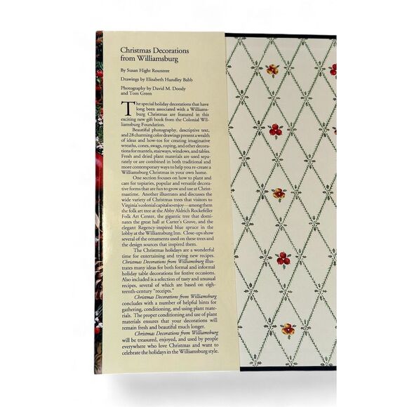 Christmas Decorations from Williamsburg Hardcover Craft and Decorating Book 1991 - Picture 4 of 9